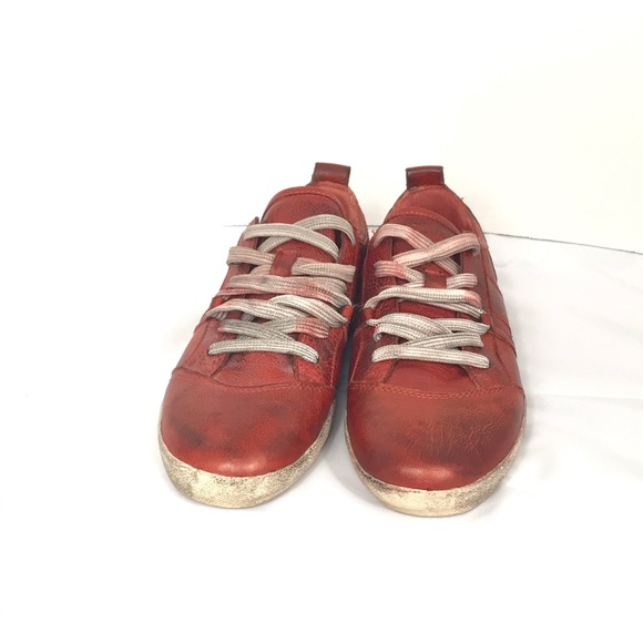 Liebeskind Berlin Red Leather Shoes EU 40 US 10 - Picture 3 of 6